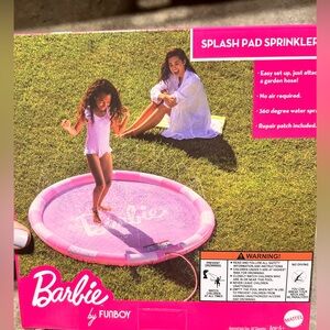 Barbie Splash Pad Sprinkler By Funboy Brand New In Box! Great For Easter!
